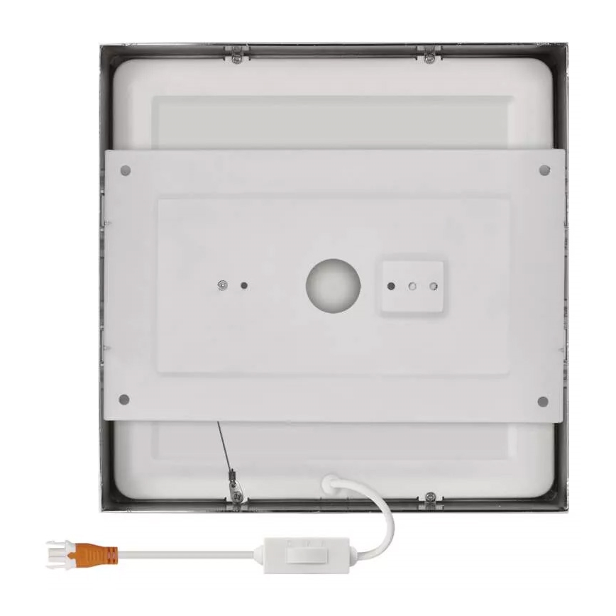 LED Stropna svjetiljka NEXXO LED/21W/230 3000/3500/4000K 22,5x22,5 cm mat krom