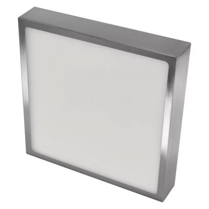 LED Stropna svjetiljka NEXXO LED/21W/230 3000/3500/4000K 22,5x22,5 cm mat krom