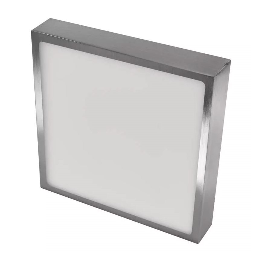 LED Stropna svjetiljka NEXXO LED/21W/230 3000/3500/4000K 22,5x22,5 cm mat krom