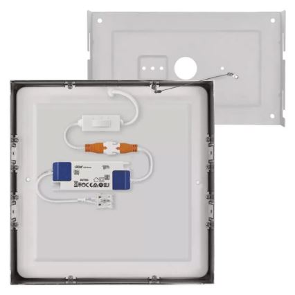 LED Stropna svjetiljka NEXXO LED/21W/230 3000/3500/4000K 22,5x22,5 cm mat krom