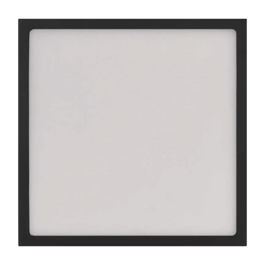 LED Stropna svjetiljka NEXXO LED/21W/230V 3000/3500/4000K 22,5x22,5 cm crna