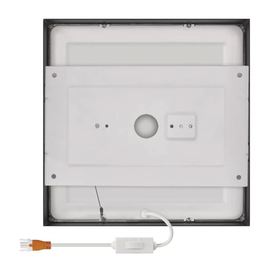 LED Stropna svjetiljka NEXXO LED/21W/230V 3000/3500/4000K 22,5x22,5 cm crna