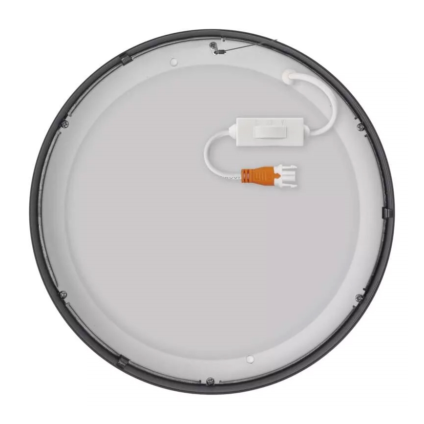 LED Stropna svjetiljka NEXXO LED/21W/230V 3000/3500/4000K pr. 22,5 cm crna