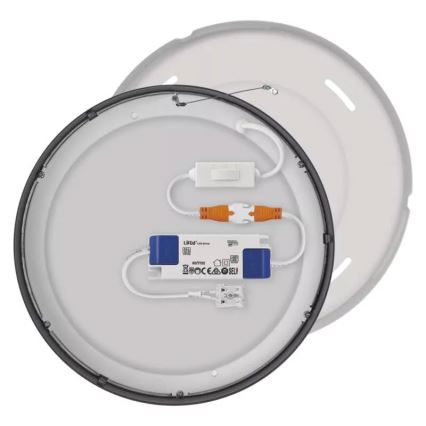 LED Stropna svjetiljka NEXXO LED/21W/230V 3000/3500/4000K pr. 22,5 cm crna