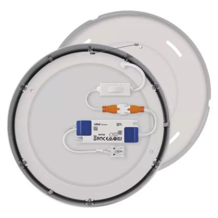 LED Stropna svjetiljka NEXXO LED/21W/230V 3000/3500/4000K pr. 22,5 cm sjajni krom