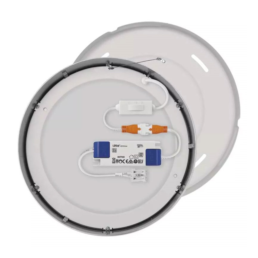 LED Stropna svjetiljka NEXXO LED/21W/230V 3000/3500/4000K pr. 22,5 cm sjajni krom