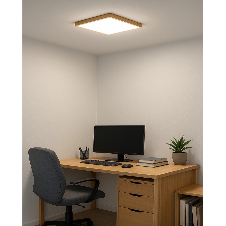 LED stropna svjetiljka LED/24W/230V 3000/4000/6500K 30x30 cm bež
