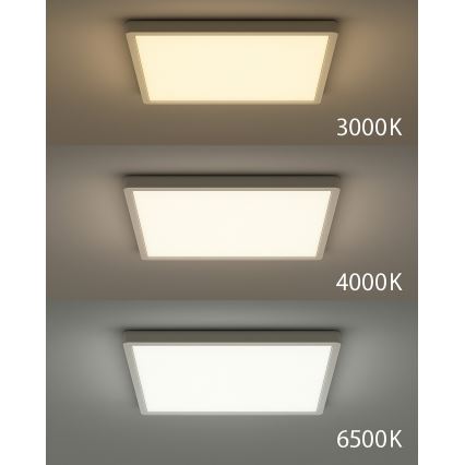 LED stropna svjetiljka LED/24W/230V 3000/4000/6500K 30x30 cm bijela