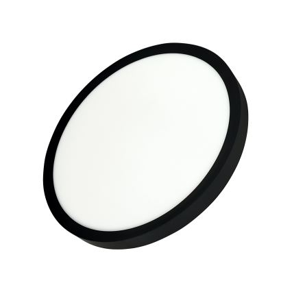 LED stropna svjetiljka LED/24W/230V 3000/4000/6500K prom. 30 cm crna