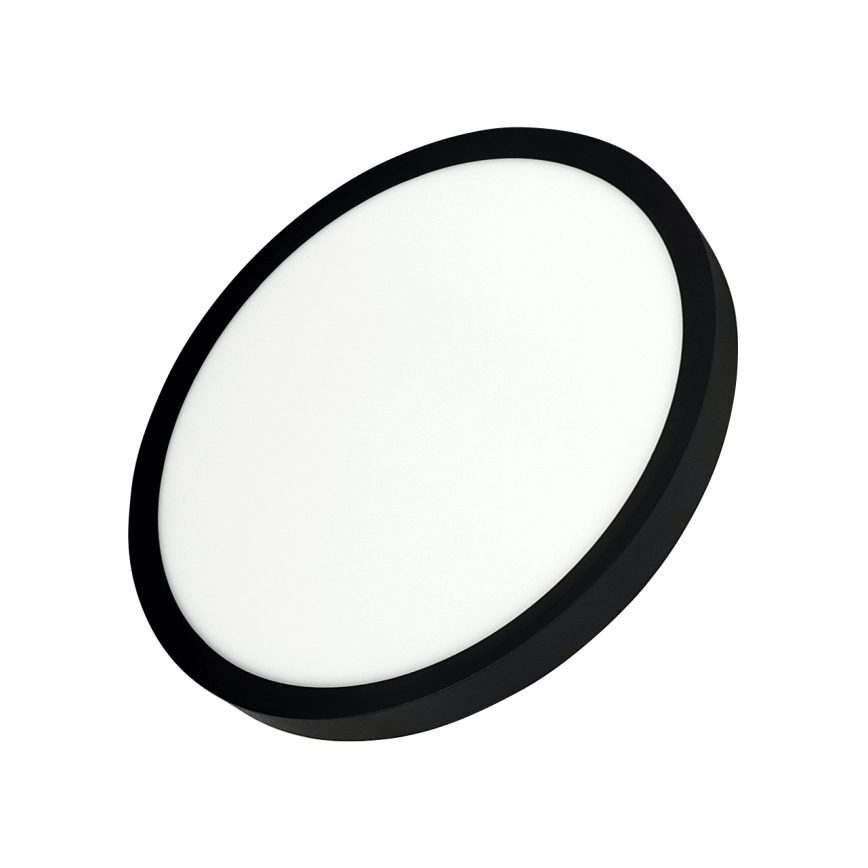 LED stropna svjetiljka LED/24W/230V 3000/4000/6500K prom. 30 cm crna