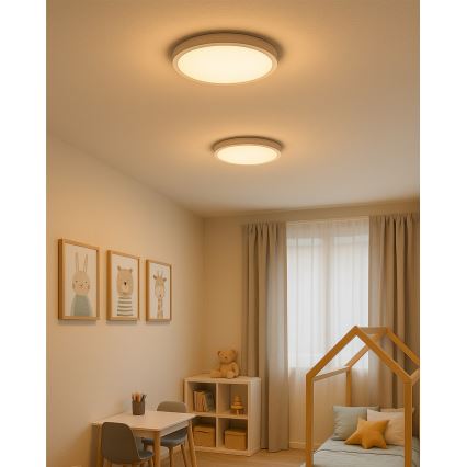 LED stropna svjetiljka LED/24W/230V 3000/4000/6500K Ø 30 cm bijela