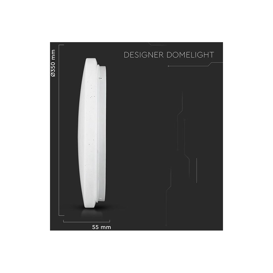 LED Stropna svjetiljka LED/24W/230V 35cm 3000K/4000K/6400K