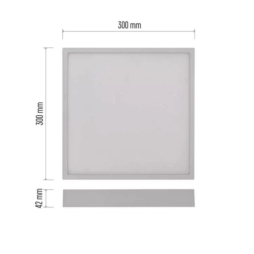 LED Stropna svjetiljka NEXXO LED/28,5W/230V 3000/3500/4000K 30x30 cm bijela