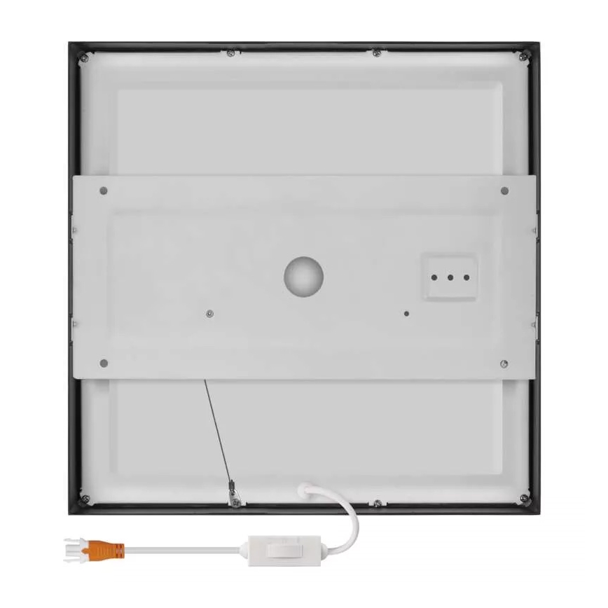 LED Stropna svjetiljka NEXXO LED/28,5W/230V 3000/3500/4000K 30x30 cm crna