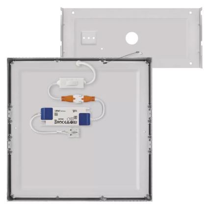 LED Stropna svjetiljka NEXXO LED/28,5W/230V 3000/3500/4000K 30x30 cm mat krom
