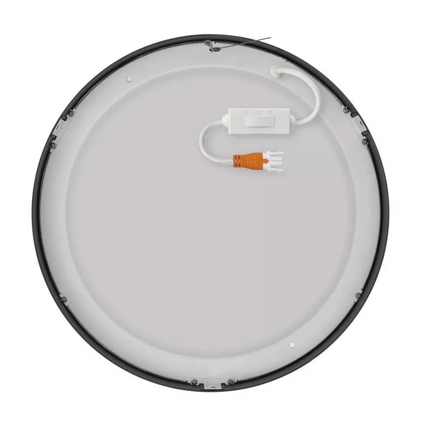 LED Stropna svjetiljka NEXXO LED/28,5W/230V 3000/3500/4000K pr. 30 cm crna