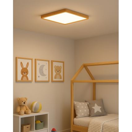 LED stropna svjetiljka LED/32W/230V 3000/4000/6500K 40x40 cm bež