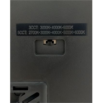 LED stropna svjetiljka LED/32W/230V 3000/4000/6500K 40x40 cm crna