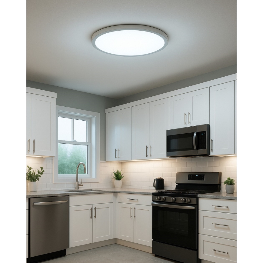 LED stropna svjetiljka LED/32W/230V 3000/4000/6500K promjer 40 cm bijela