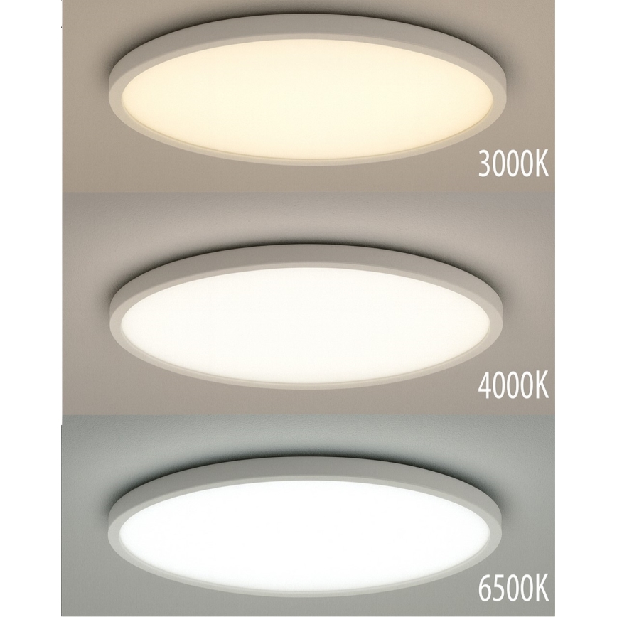 LED stropna svjetiljka LED/32W/230V 3000/4000/6500K promjer 40 cm bijela