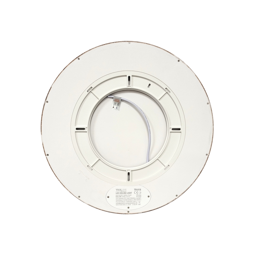 LED stropna svjetiljka LED/32W/230V 3000/4000/6500K, promjer 40 cm, smeđa