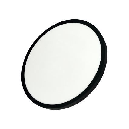 LED stropna svjetiljka LED/32W/230V 3000/4000/6500K Ø 40 cm crna