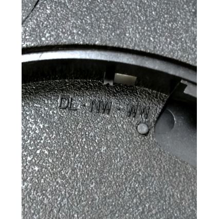 LED stropna svjetiljka LED/32W/230V 3000/4000/6500K Ø 40 cm crna