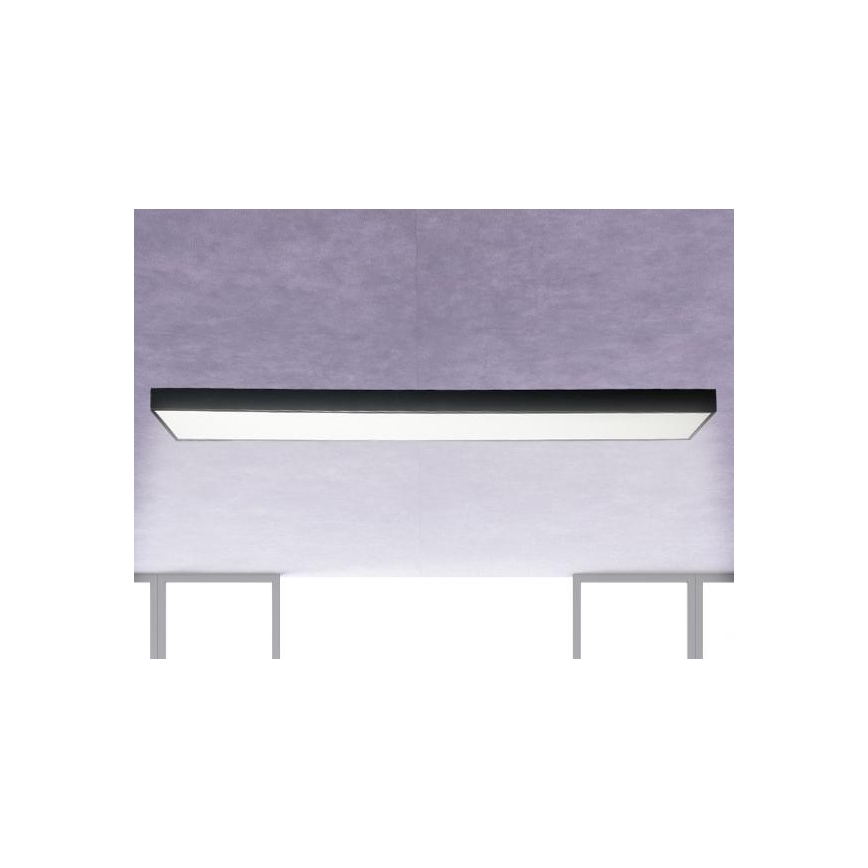 LED Stropna svjetiljka LED/32W/230V 4000K 120x13 cm crna