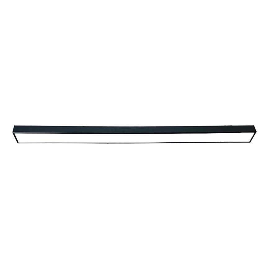 LED Stropna svjetiljka LED/32W/230V 4000K 120x7 cm crna