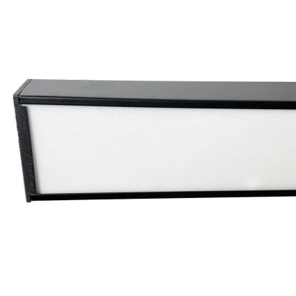 LED Stropna svjetiljka LED/32W/230V 4000K 120x7 cm crna