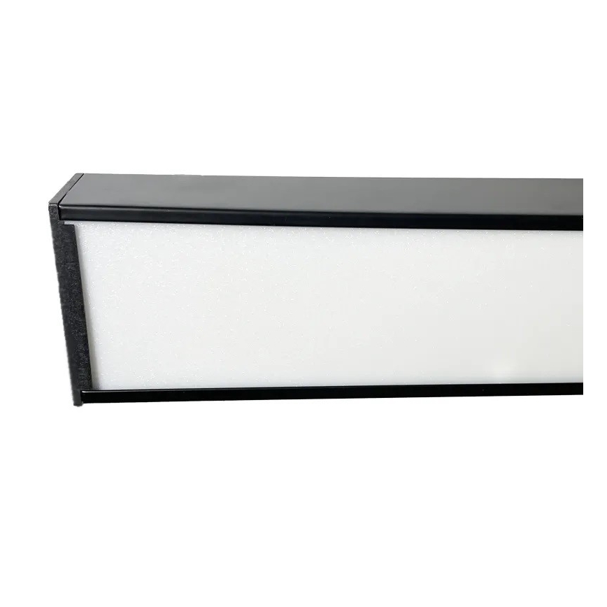 LED Stropna svjetiljka LED/32W/230V 4000K 120x7 cm crna
