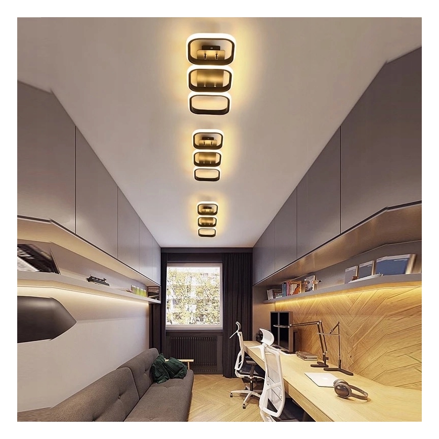 LED stropna svjetiljka LED/33W/230V crna