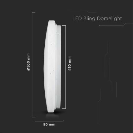 LED Stropna svjetiljka LED/36W/230V pr. 50 cm 3000/4000/6400K