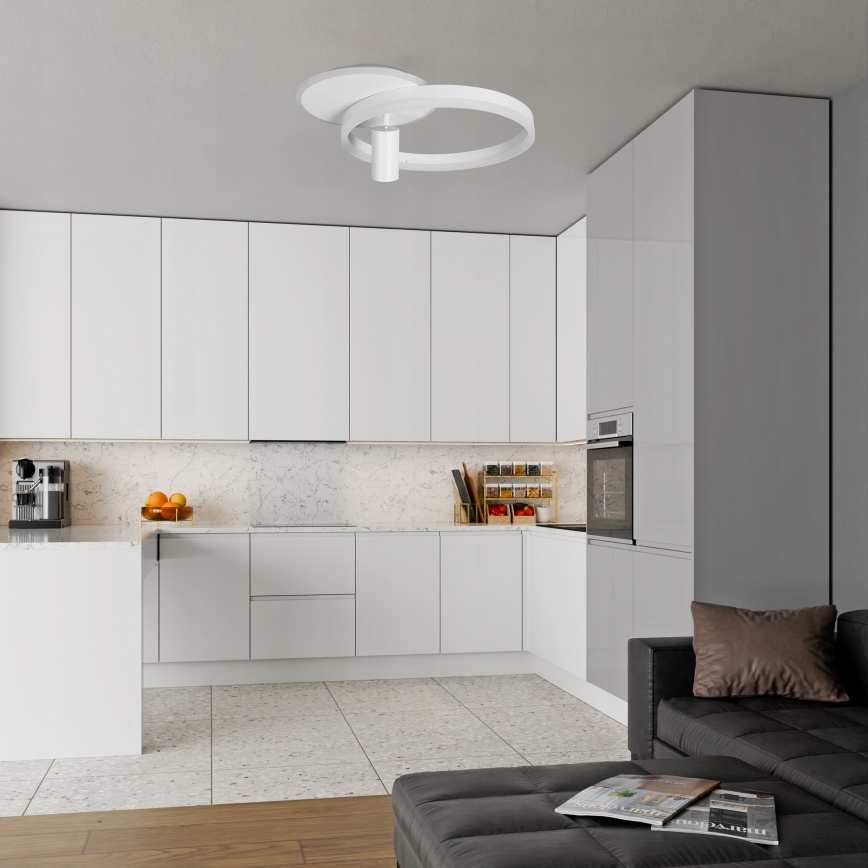 LED stropna svjetiljka LED/38W/230V + 1xGU10/30W bijela