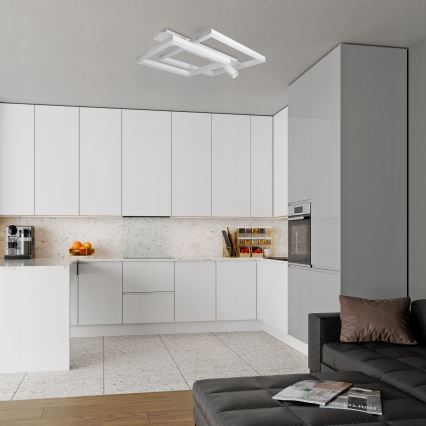 LED stropna svjetiljka LED/38W/230V + 1xGU10/30W bijela