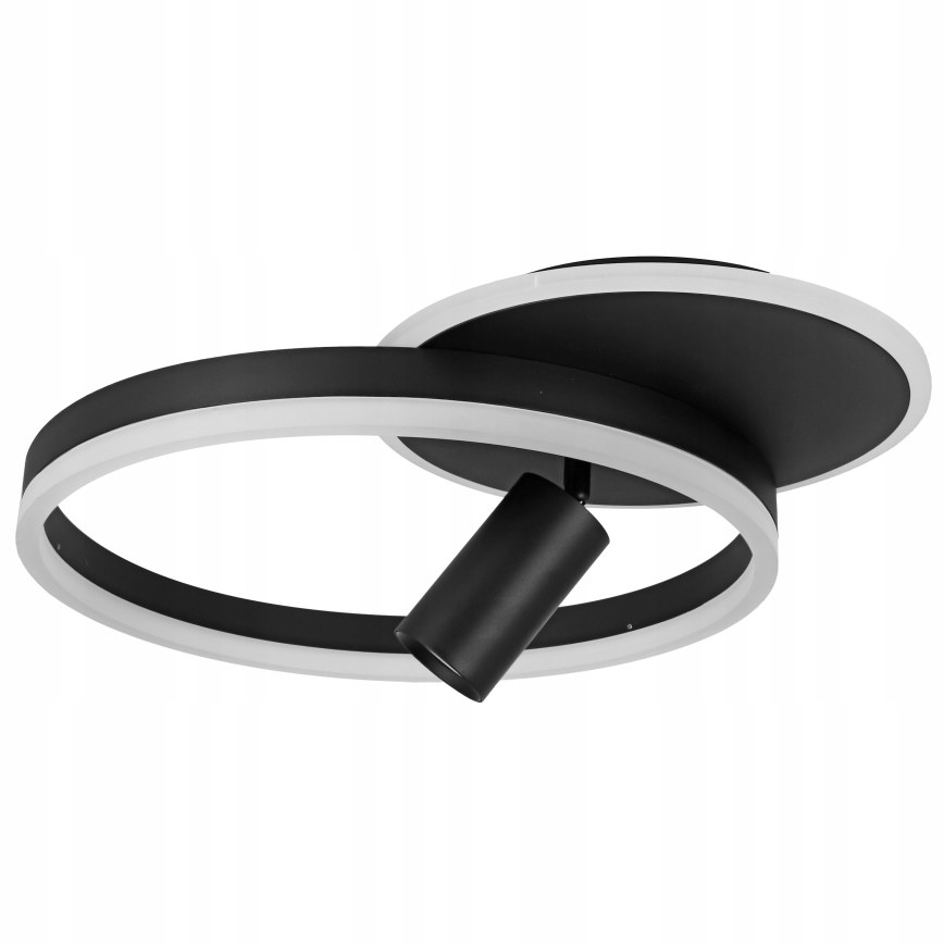 LED stropna svjetiljka LED/38W/230V + 1xGU10/30W crna