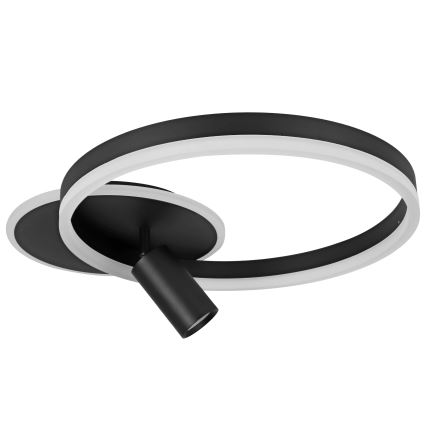 LED stropna svjetiljka LED/38W/230V + 1xGU10/30W crna