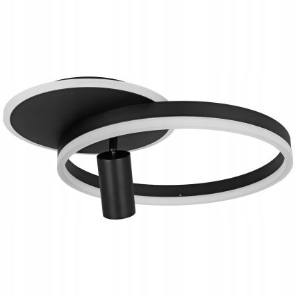 LED stropna svjetiljka LED/38W/230V + 1xGU10/30W crna