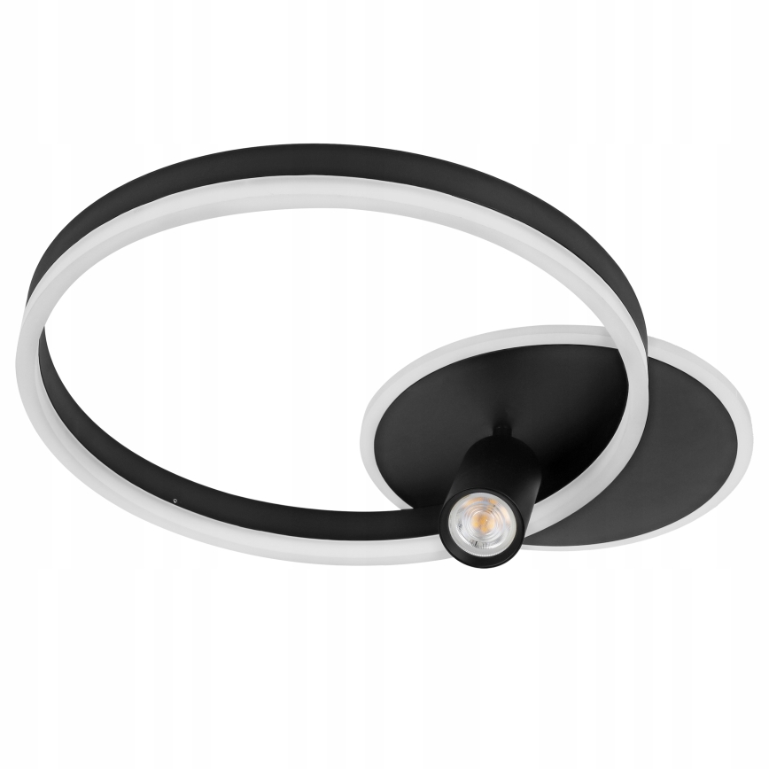 LED stropna svjetiljka LED/38W/230V + 1xGU10/30W crna