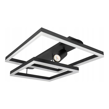 LED stropna svjetiljka LED/38W/230V + 1xGU10/30W crna