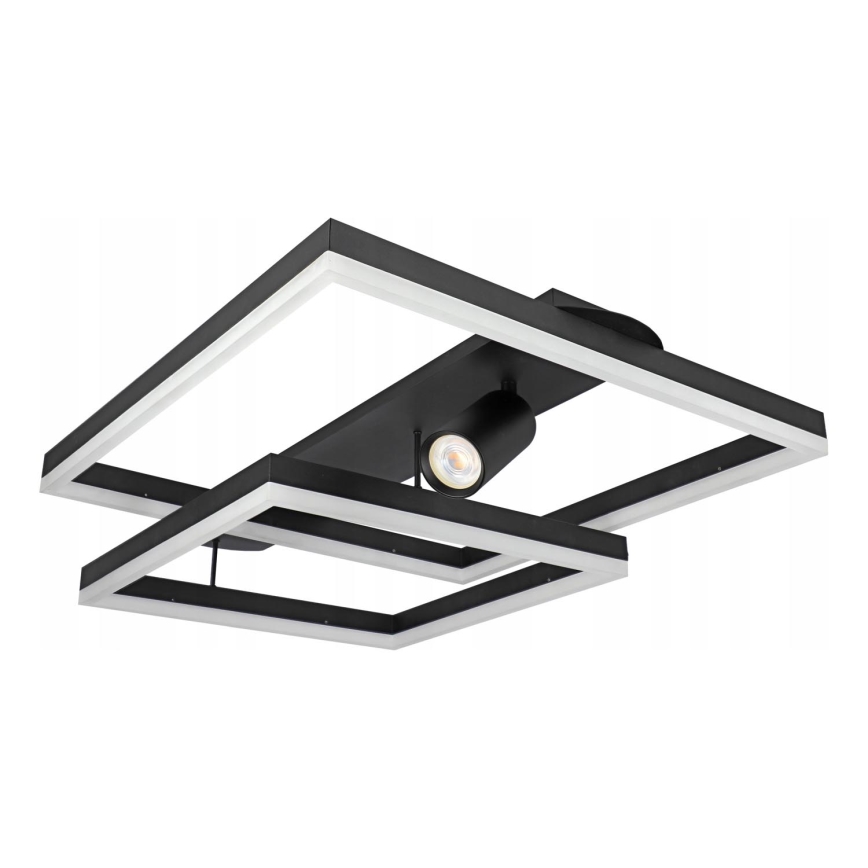LED stropna svjetiljka LED/38W/230V + 1xGU10/30W crna