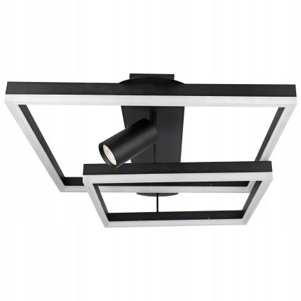 LED stropna svjetiljka LED/38W/230V + 1xGU10/30W crna