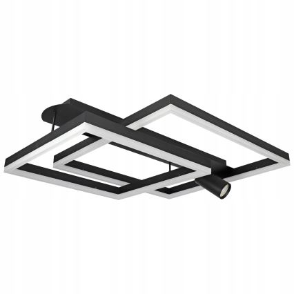 LED stropna svjetiljka LED/38W/230V + 1xGU10/30W crna