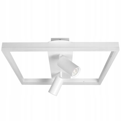 LED stropna svjetiljka LED/38W/230V + 2xGU10/30W bijela