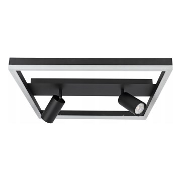 LED stropna svjetiljka LED/38W/230V + 2xGU10/30W crna