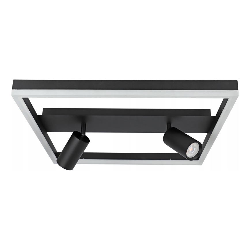 LED stropna svjetiljka LED/38W/230V + 2xGU10/30W crna