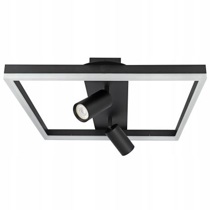LED stropna svjetiljka LED/38W/230V + 2xGU10/30W crna