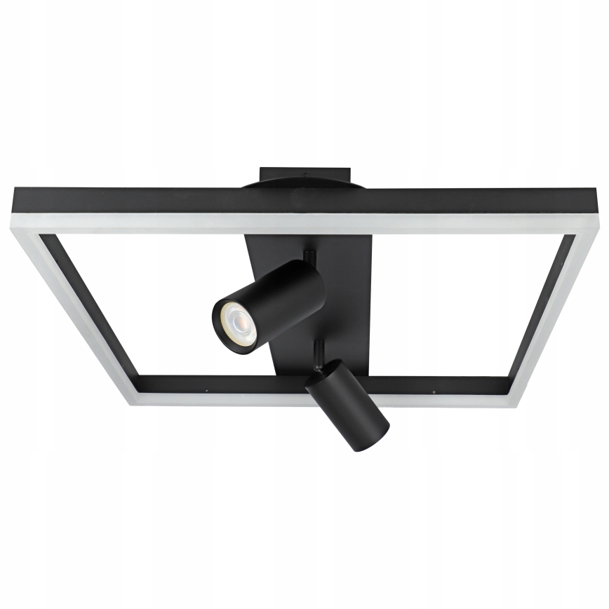 LED stropna svjetiljka LED/38W/230V + 2xGU10/30W crna