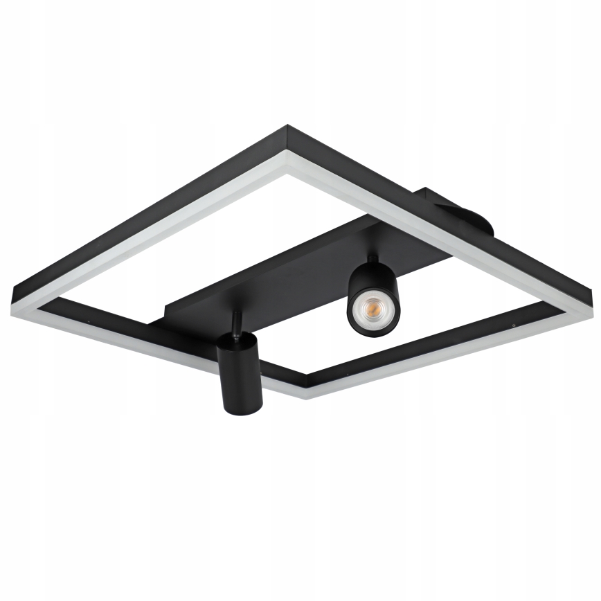 LED stropna svjetiljka LED/38W/230V + 2xGU10/30W crna