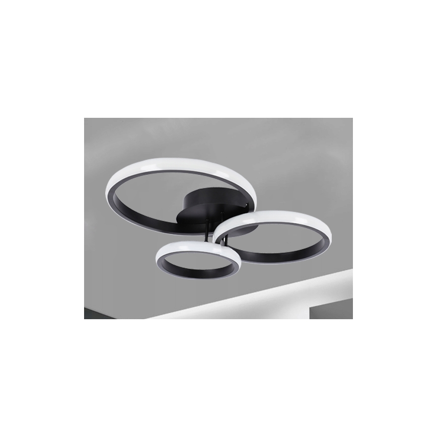 LED stropna svjetiljka LED/38W/230V crna